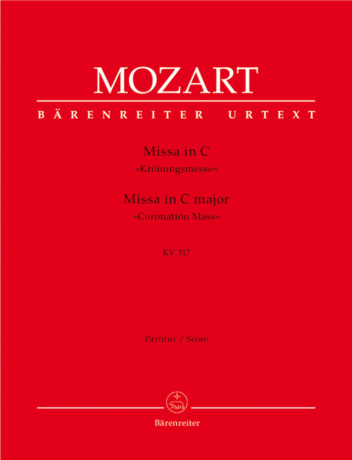 BA4880 - Mozart Mass In C K317 (Coronation Mass) Full Score Default title