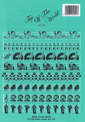 AM17872 - The Carpenters: Top of the World (SATB / Piano) Default title