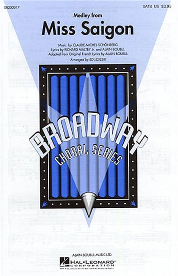 AM87922 - Alain Boublil / Claude-Michel Schonberg: Miss Saigon - Medley (SATB) Default title