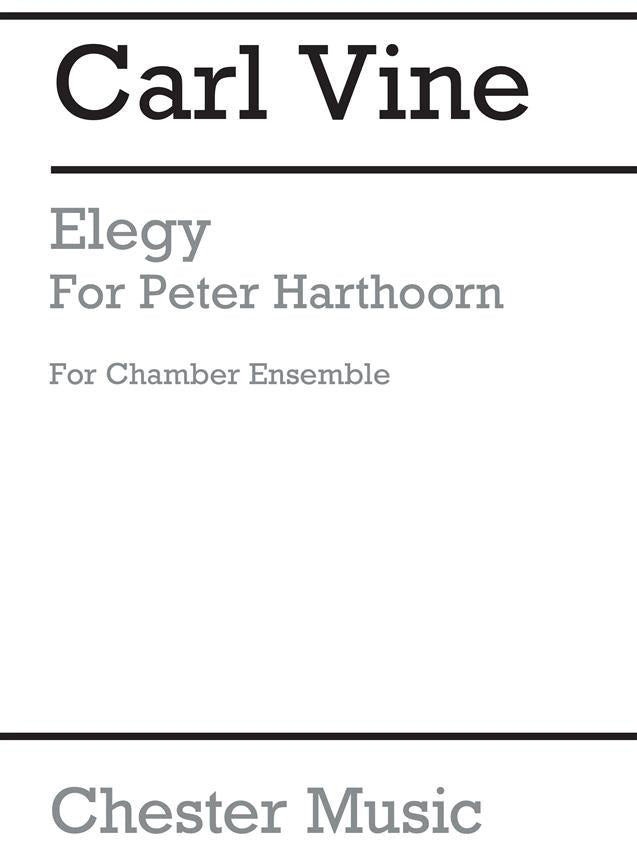 CH55786 - Carl Vine: Elegy (Study Score) Default title
