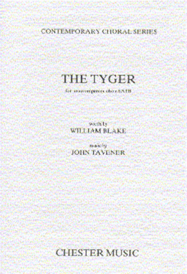 CH55906 - John Tavener: the Tyger (13-Part Choir) Default title