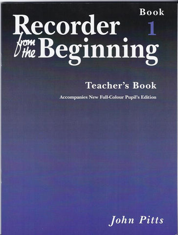 EJ10098 - Recorder From the Beginning : Teacher's Book 1 Default title