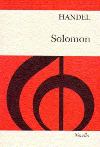 NOV070147 - Handel Solomon HWV 67 Vocal Score Default title