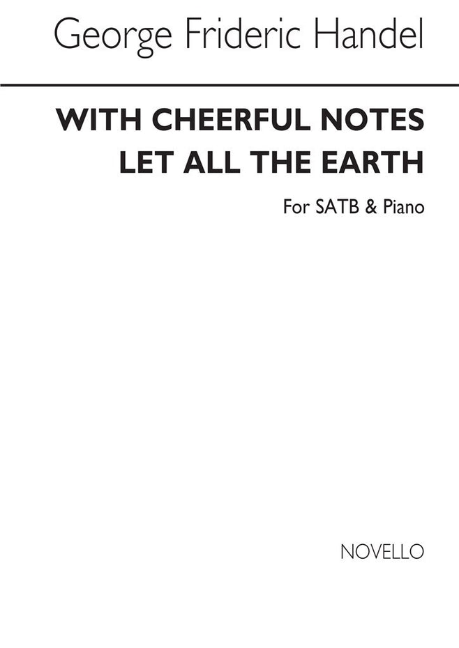 NOV281188 - Handel With Cheerful Notes Let All The Earth SATB Default title