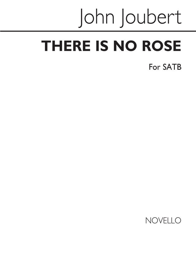 NOV290171 - John Joubert: There Is No Rose of Such Virtue (SATB) Default title