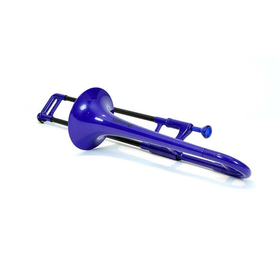 PBONE2BL - pBone plastic Eb alto trombone Blue