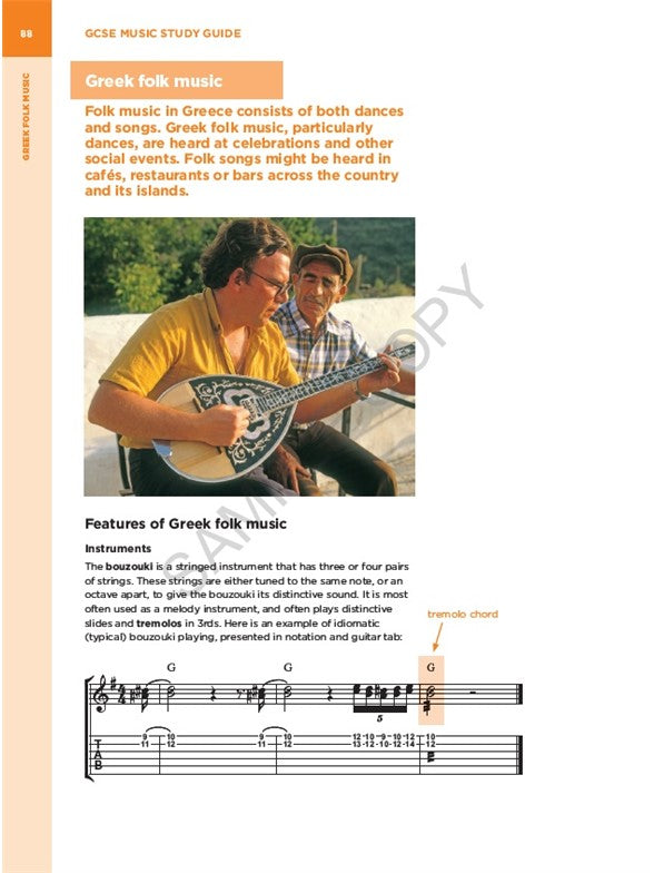 RHG230 - OCR GCSE Music Study Guide from 2016 A1