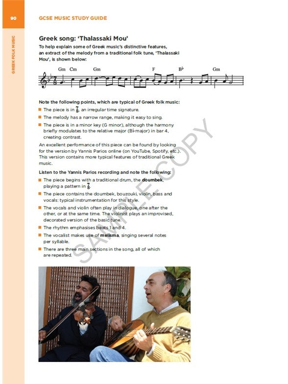 RHG230 - OCR GCSE Music Study Guide from 2016 A1
