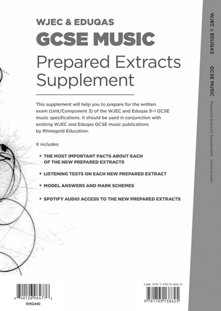 RHG440 - WJEC & EDUQAS GCSE MUSIC PREPARED EXTRACTS SUPPLEMENT A1