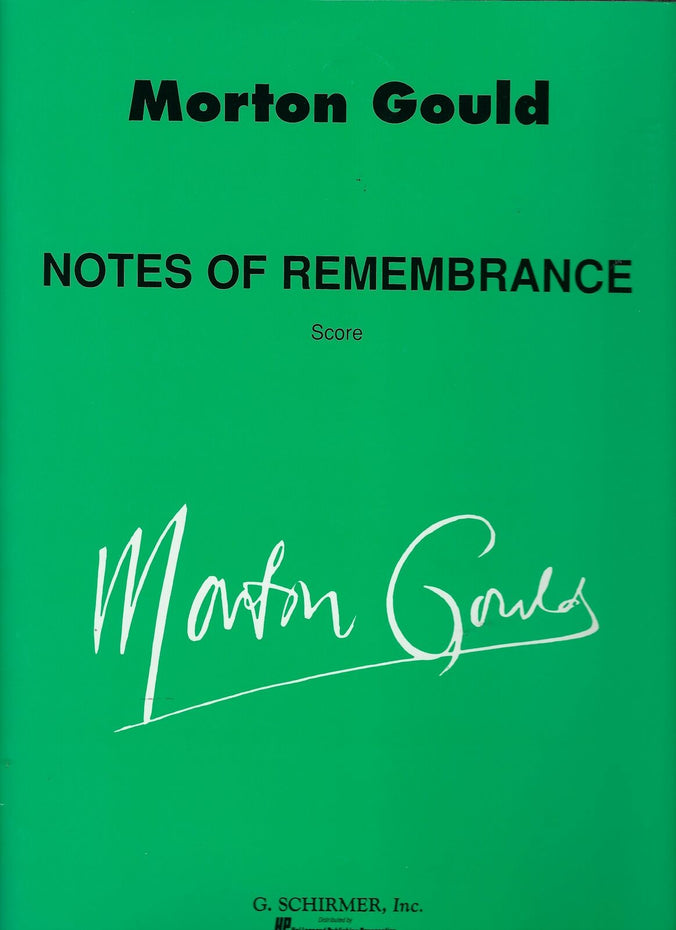 GS81196 - Morton Gould: Notes Of Remembrance Default title