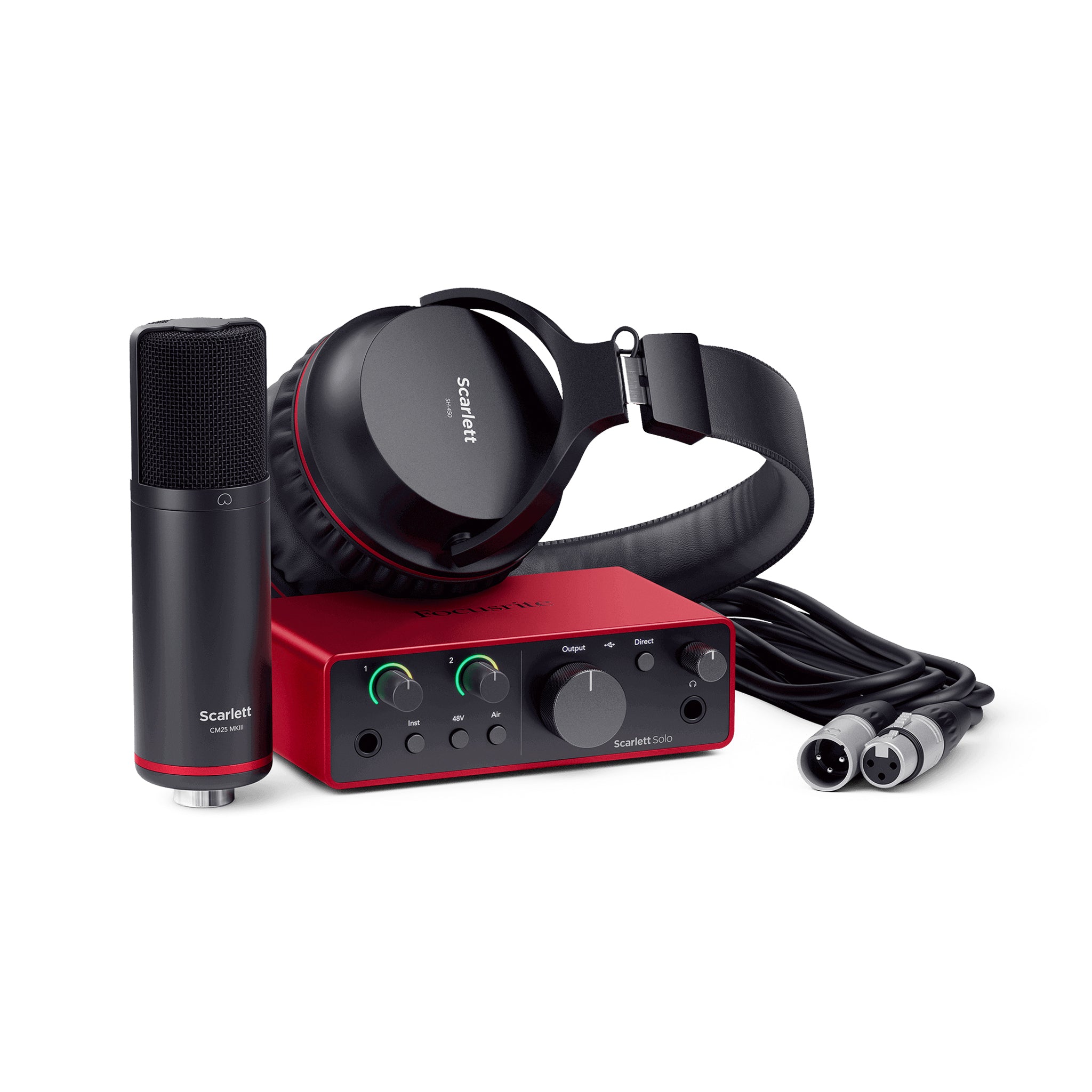 MOSC0039 - Focusrite Scarlett Solo (4th Gen) studio pack A1