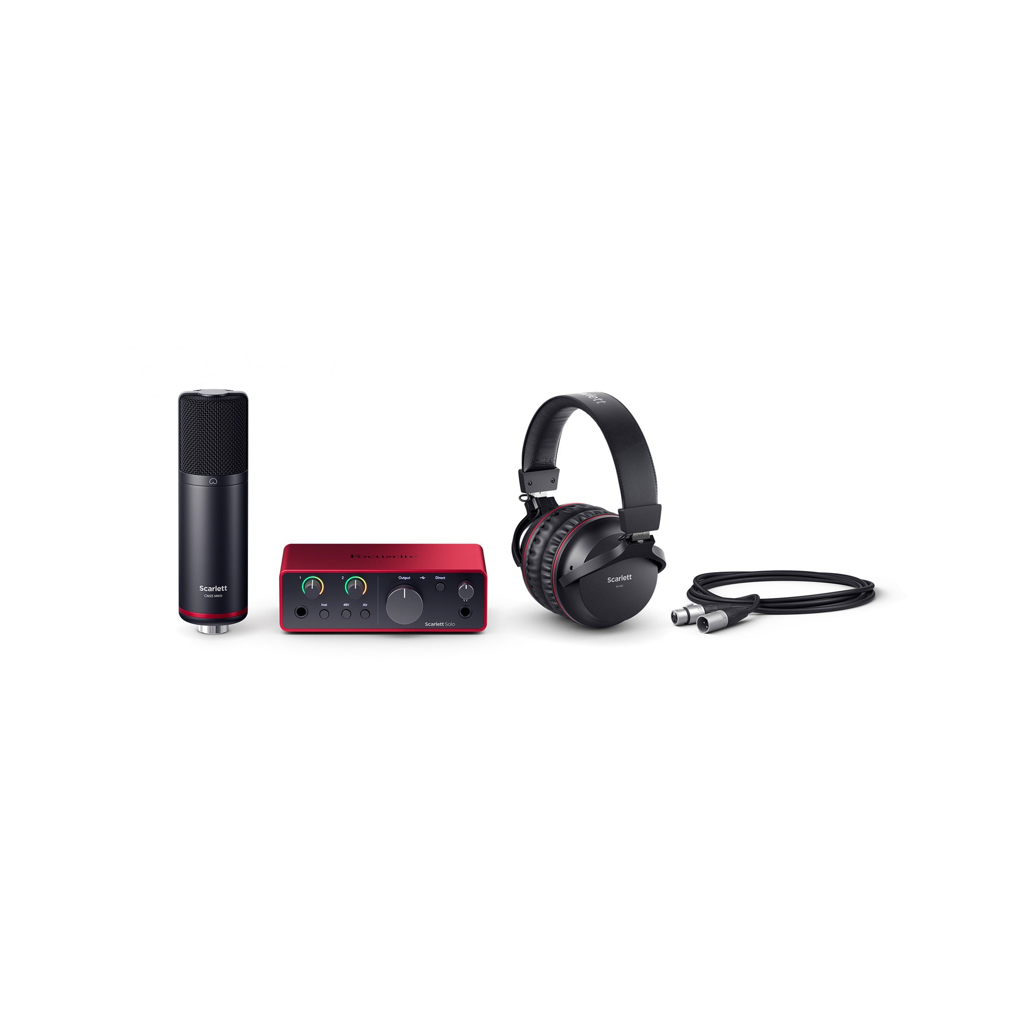 MOSC0039 - Focusrite Scarlett Solo (4th Gen) studio pack A1