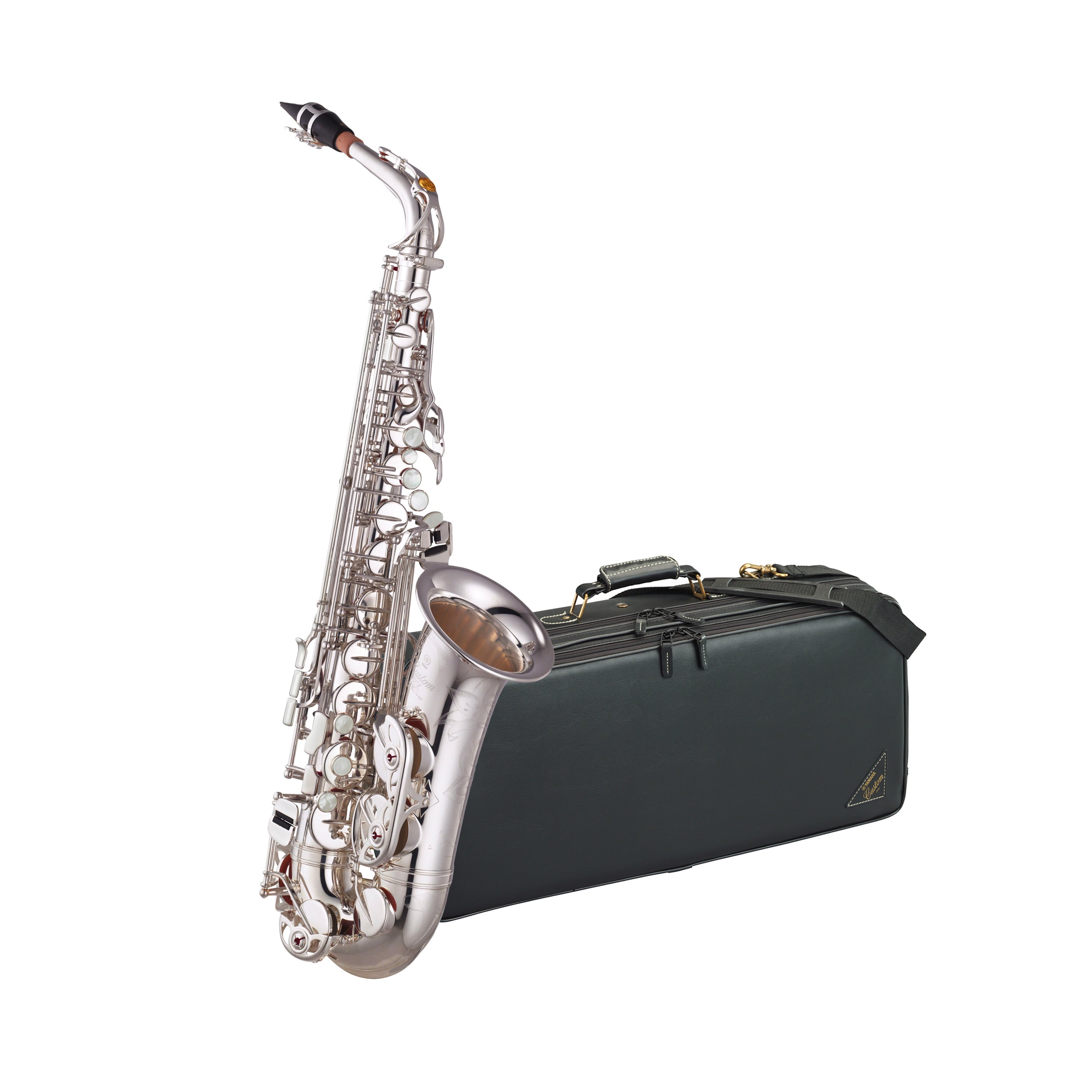 Yamaha YAS875EX Custom series professional alto saxophone outfit